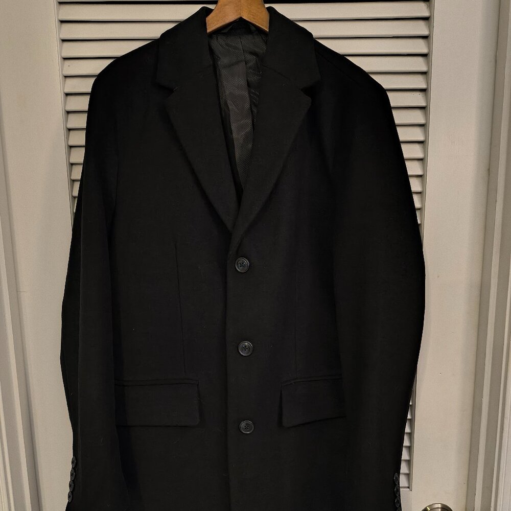 Slate & Stone Black Men's Overcoat